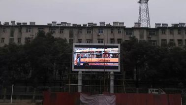 Tahan Dampak IP65 Transparan LED Display Screen Untuk Pameran Stadium Stadium