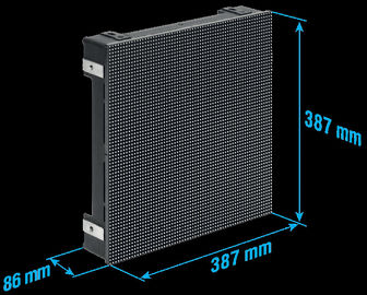 P5.95 Front Service Rental Luar Ruangan LED Display Boards Stage Background